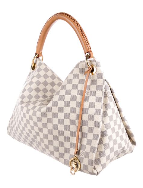 louis vuitton artsy mm shoulder handbag damier azur|authentic louis vuitton damier azur.